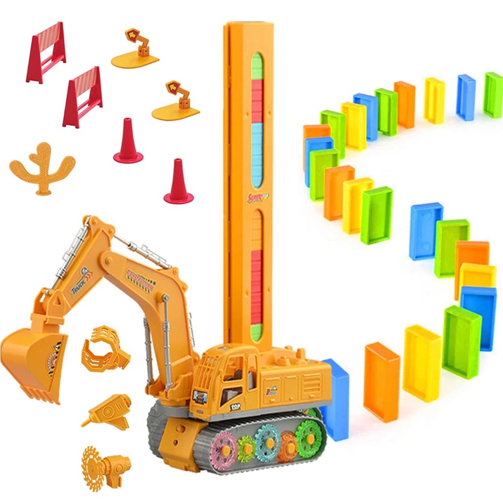 Domino Engineering construction vehicle toy